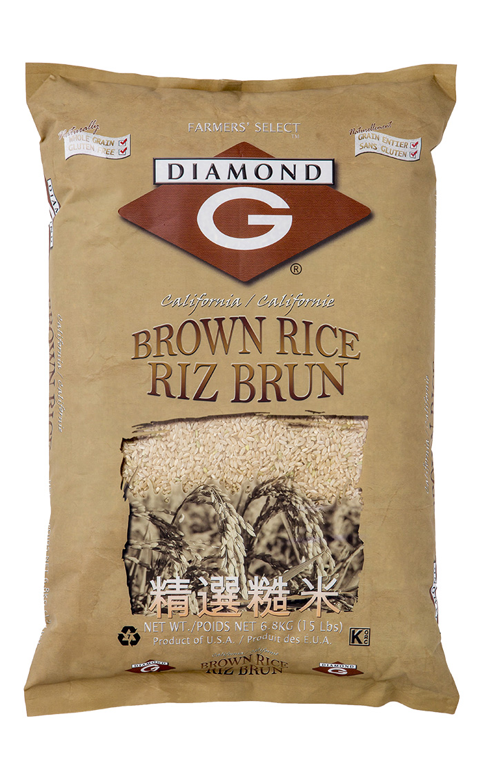 Diamond G Brown Rice Bag