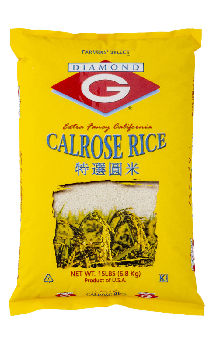 Diamond G CalRose Rice Bag